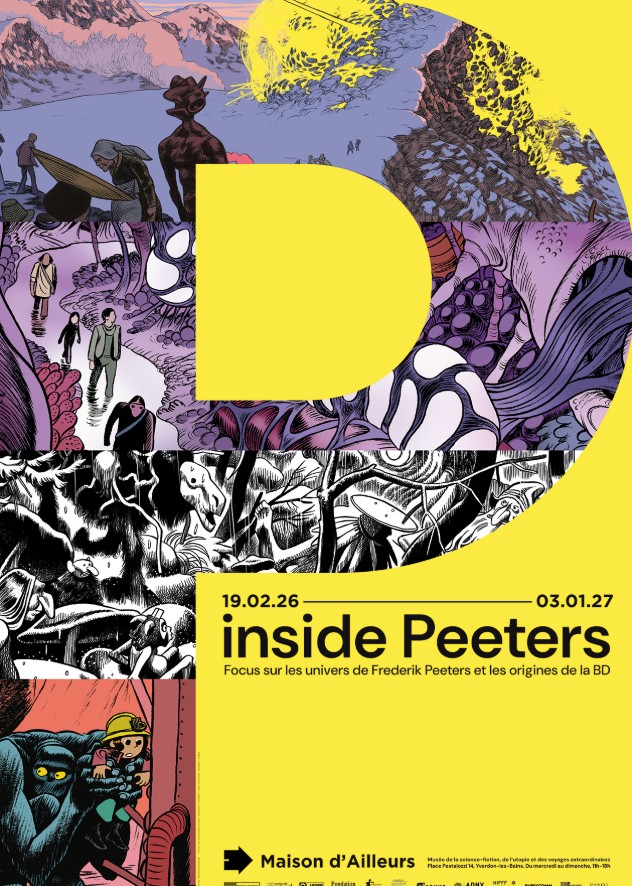 La Maison d'ailleurs propose une exposition sur les univers de Frederik Peeters